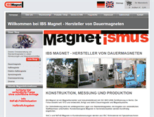Tablet Screenshot of ibsmagnet.de